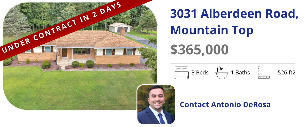 homes for sale in mountain top
