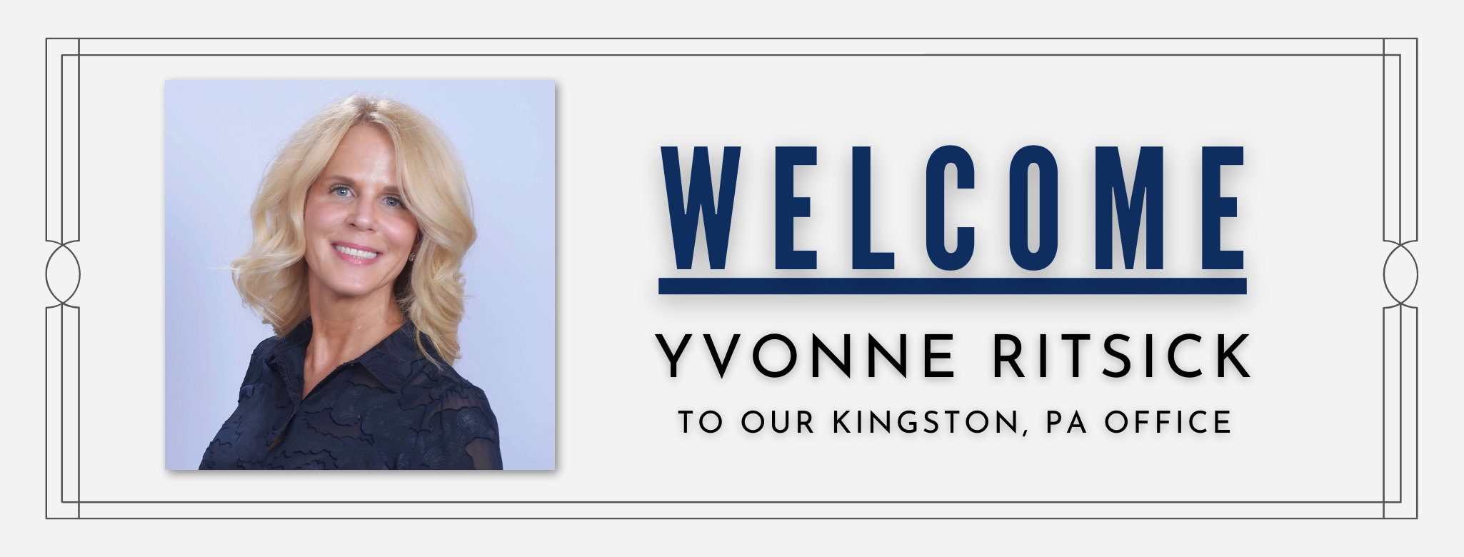 Welcome Yvonne Ritsick