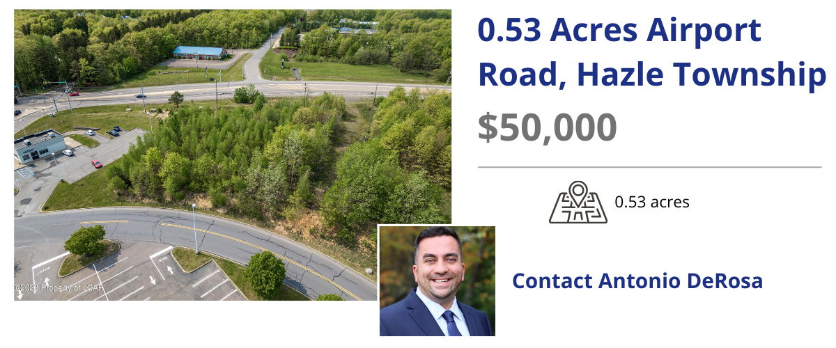 0.53 acres airport road hazle twp