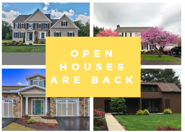 Open Houses are Back