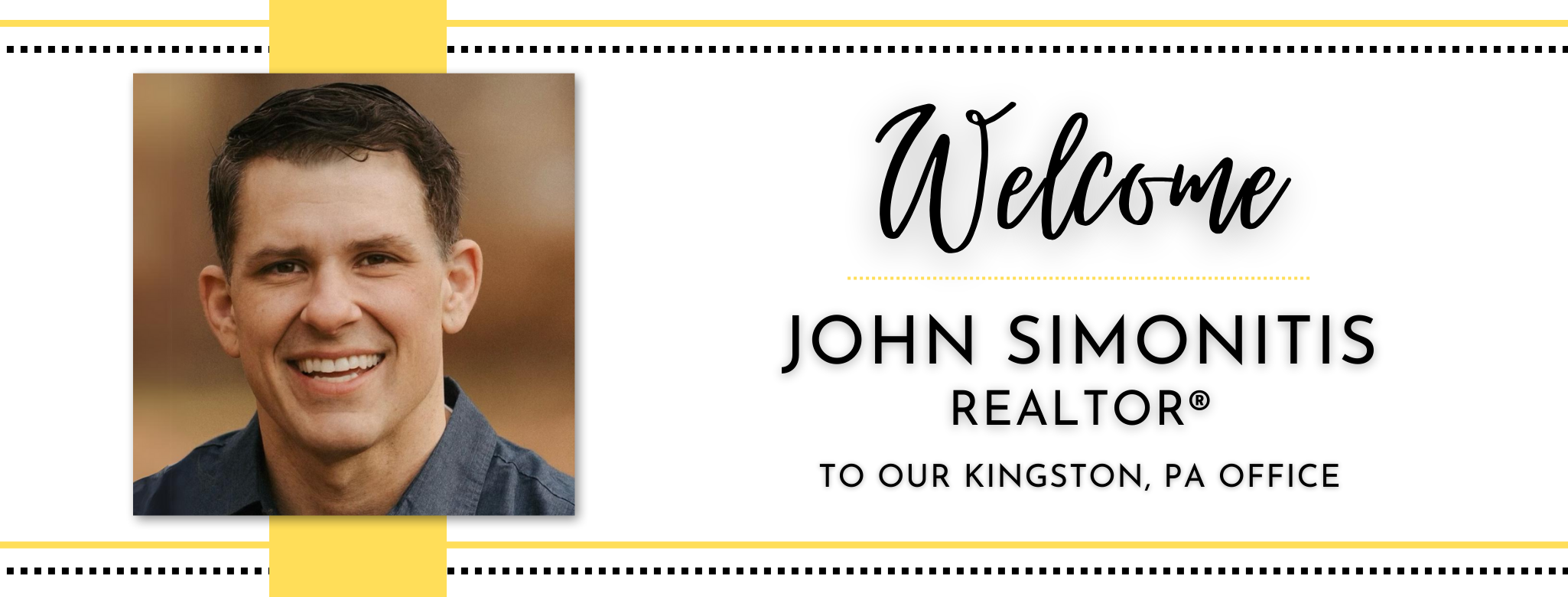 Welcome John Simonitis