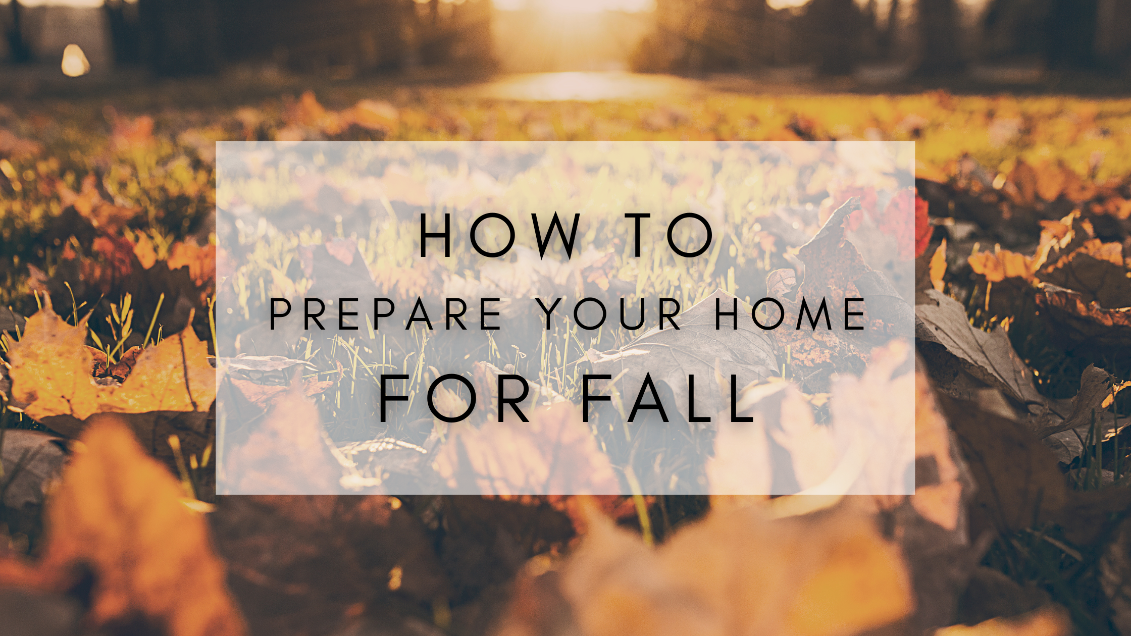 prepare for fall