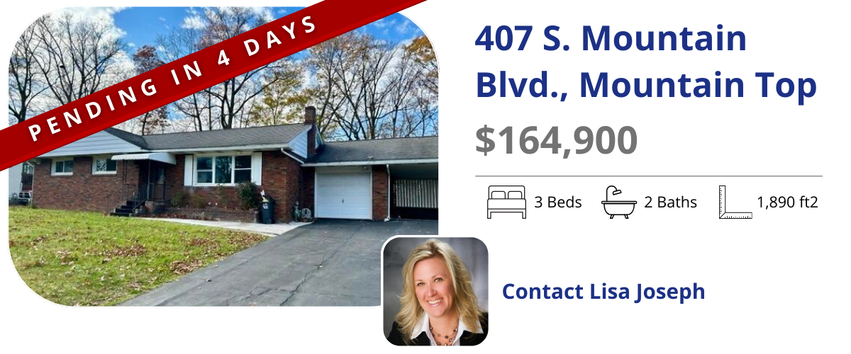 homes for sale in mountain top