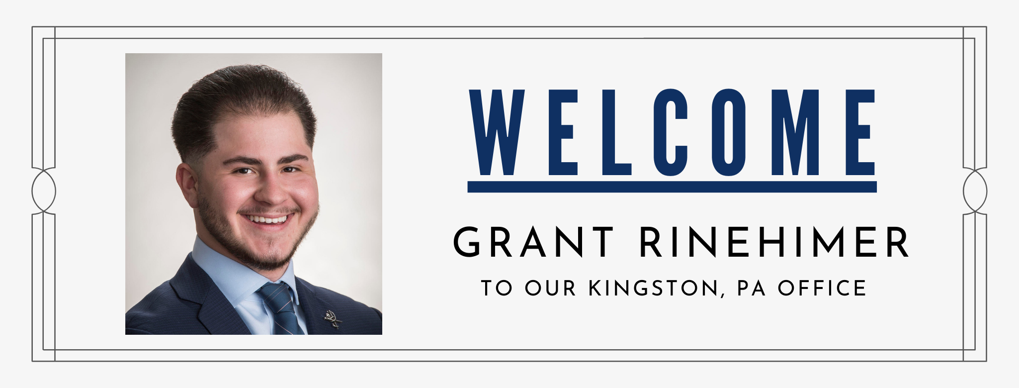 Welcome Grant Rinehimer
