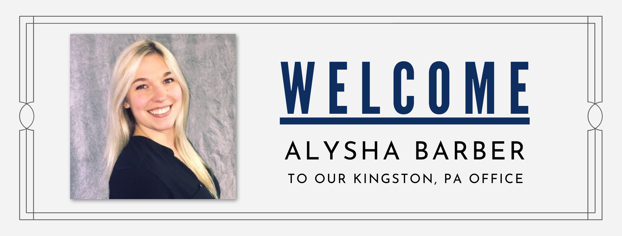 alysha barber welcome