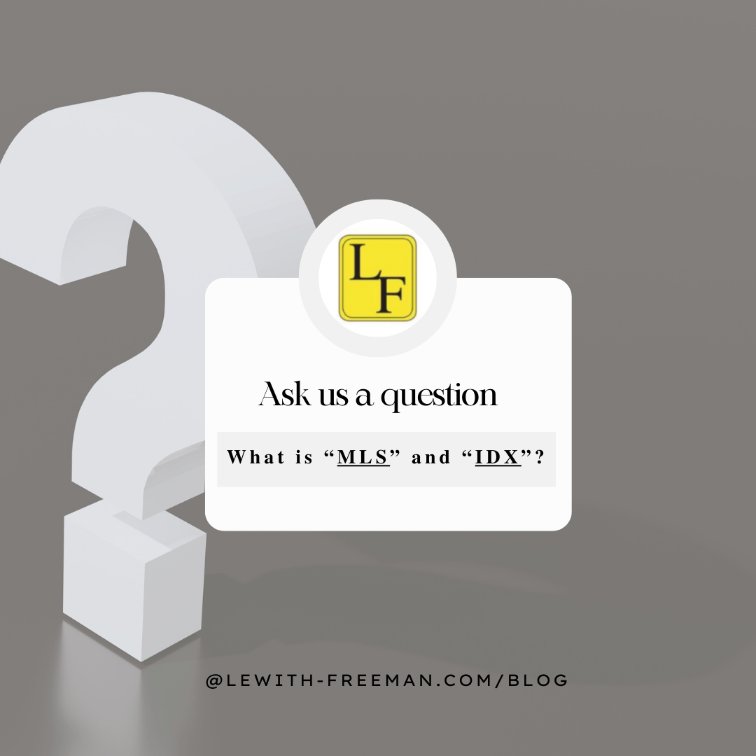 What is MLS and IDX