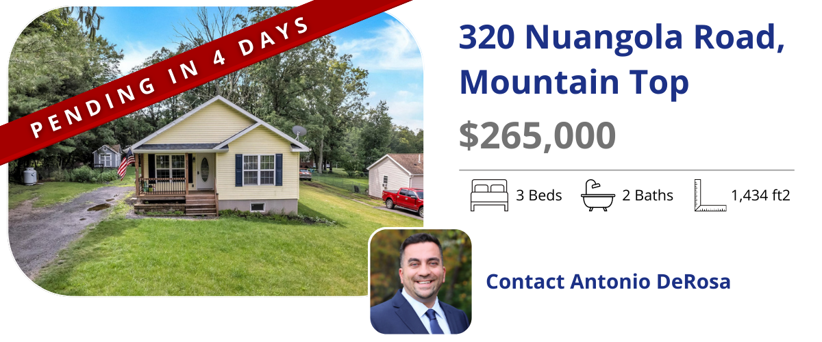 homes for sale in mountain top