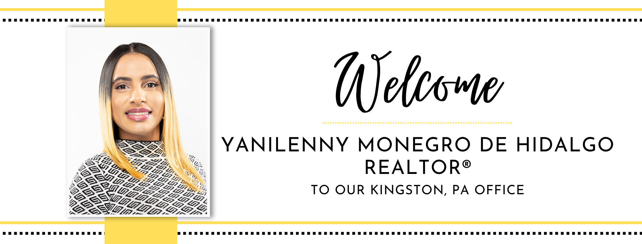welcome yanilenny monegro de hidalgo
