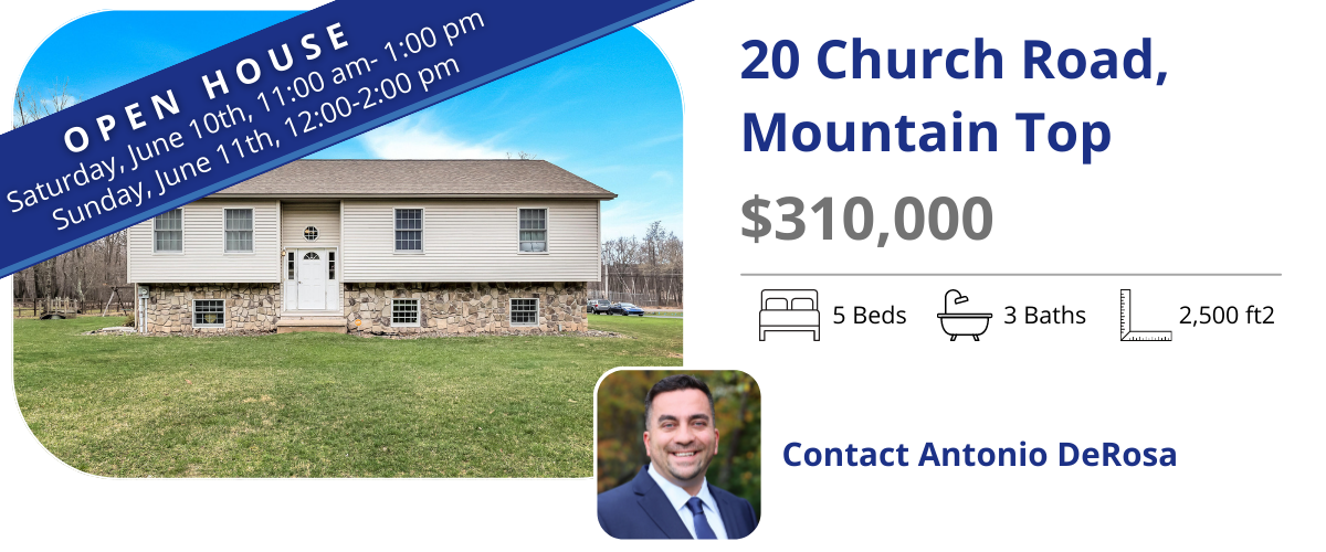 open house 20 church road mountain top