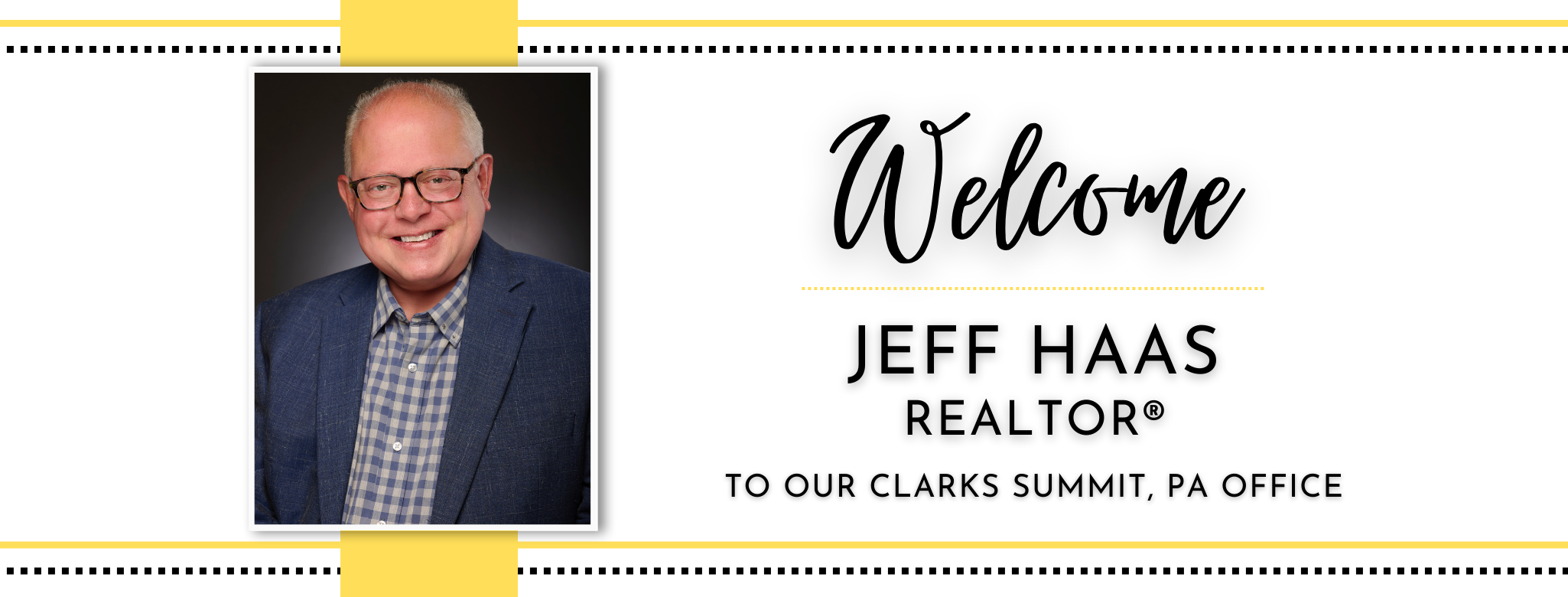 welcome Jeff Haas