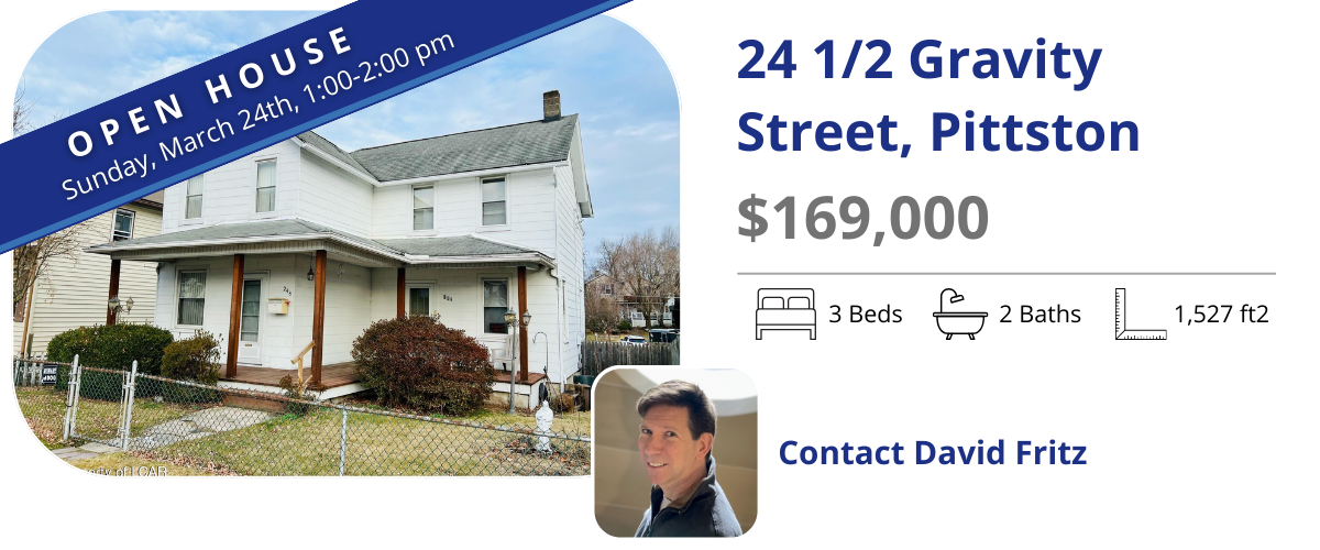 24 1/2 gravity st, pittston open house