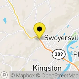 Map of 1755 Memorial Highway, Shavertown, PA 18708