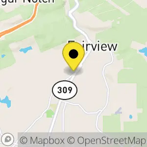 Map of 95 South Main Road, Mountain Top, PA 18707